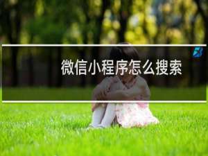 微信小程序怎么搜索