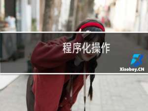 程序化操作