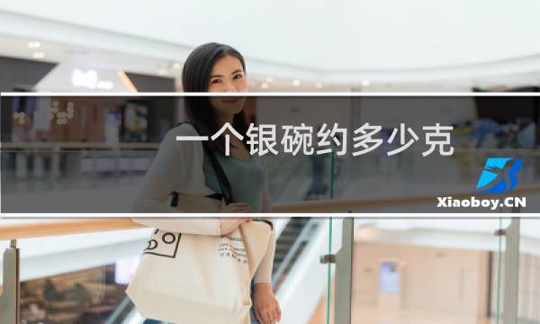 一个银碗约多少克