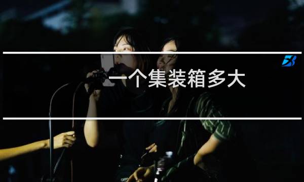 一个集装箱多大