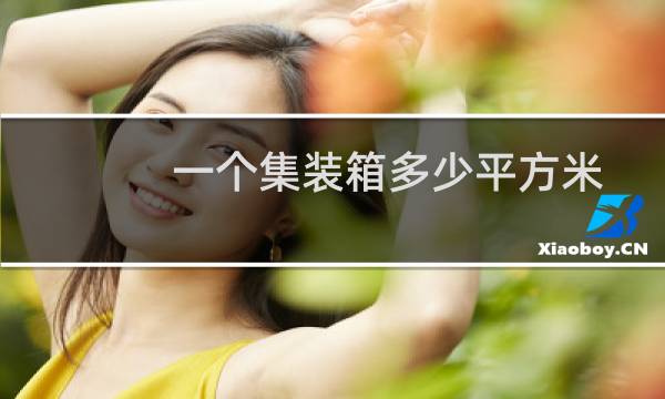 一个集装箱多少平方米