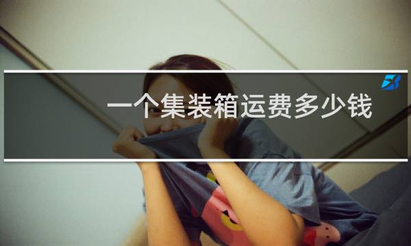 一个集装箱运费多少钱