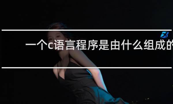 一个c语言程序是由什么组成的