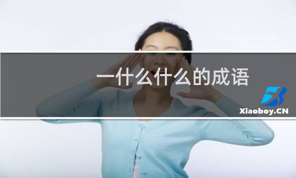一什么什么的成语