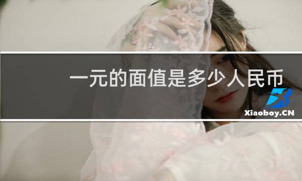 一元的面值是多少人民币