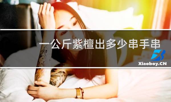 一公斤紫檀出多少串手串