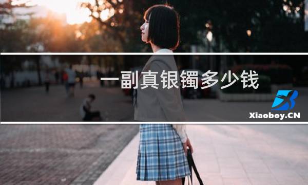 一副真银镯多少钱