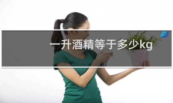 一升酒精等于多少kg