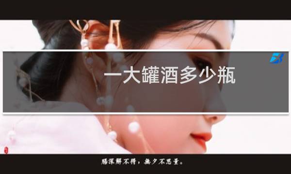 一大罐酒多少瓶