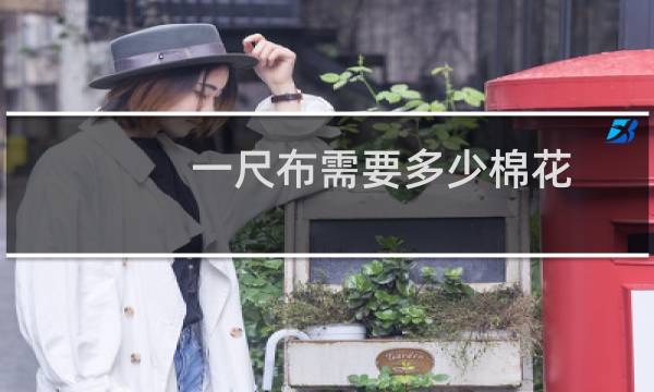 一尺布需要多少棉花