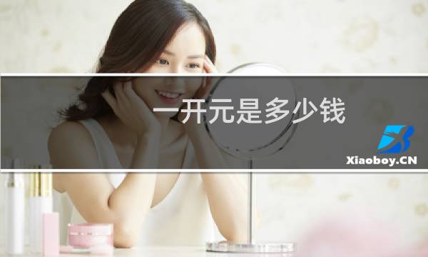 一开元是多少钱