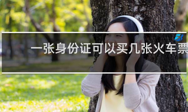 一张身份证可以买几张火车票