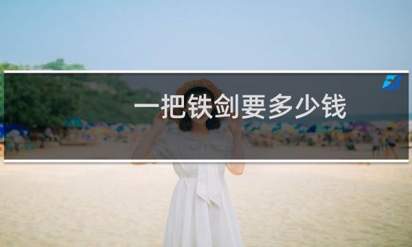 一把铁剑要多少钱