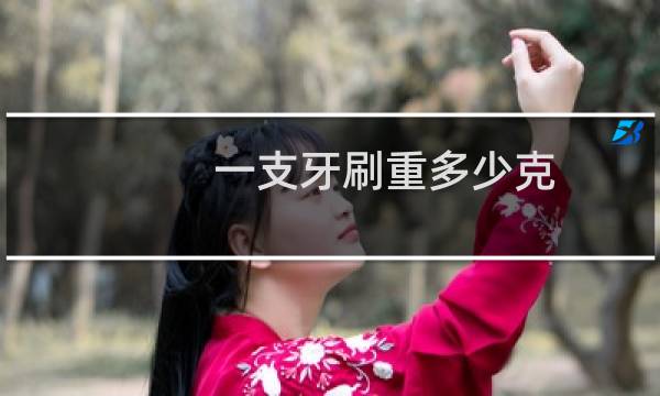 一支牙刷重多少克