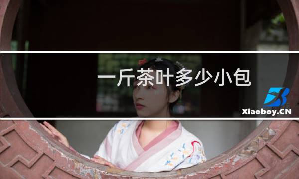 一斤茶叶多少小包