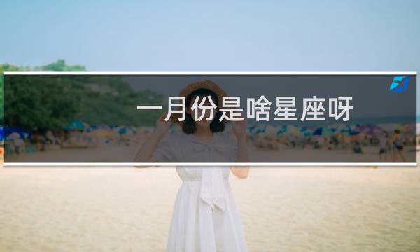 一月份是啥星座呀