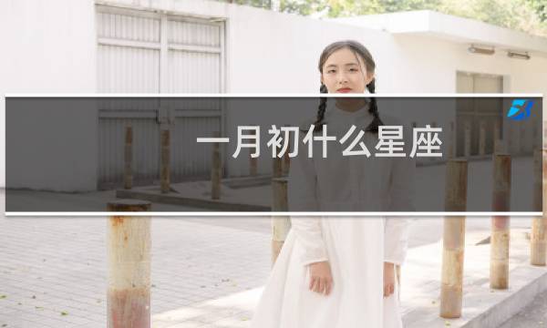 一月初什么星座?