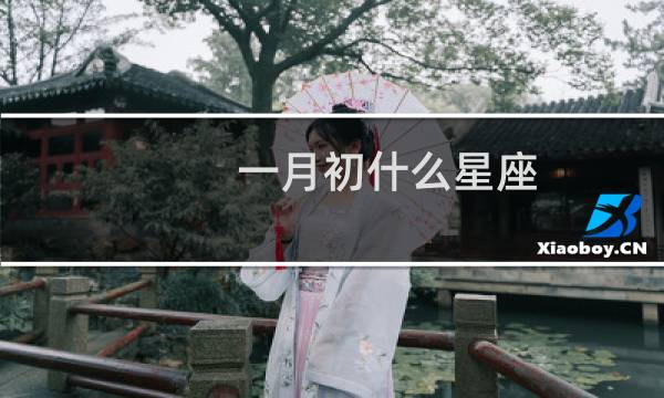 一月初什么星座