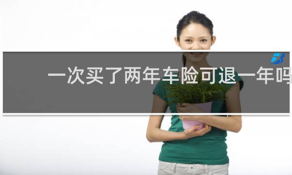 一次买了两年车险可退一年吗