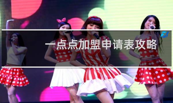 一点点加盟申请表攻略