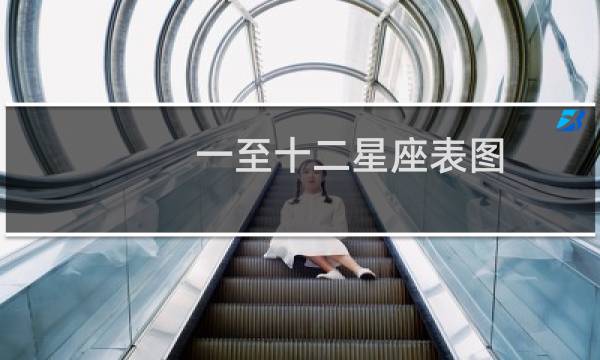 一至十二星座表图