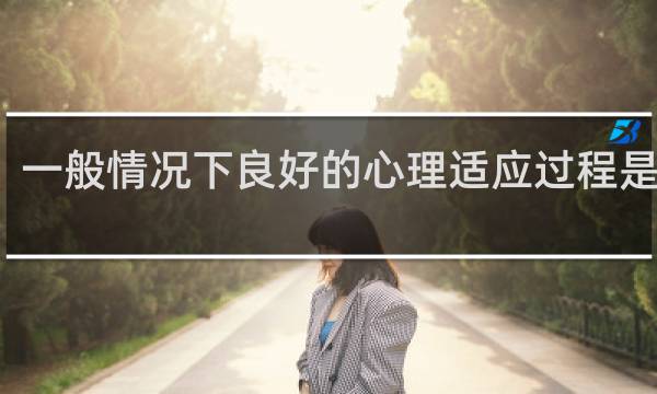 一般情况下良好的心理适应过程是什么