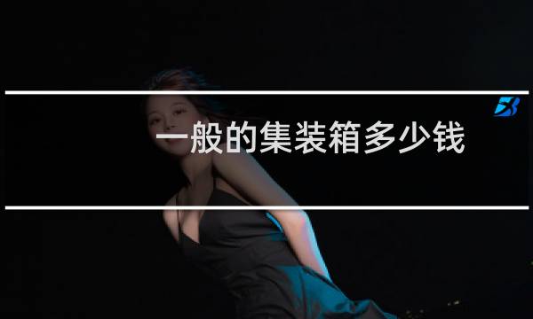 一般的集装箱多少钱