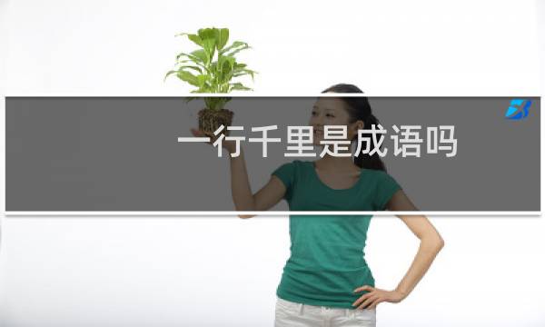 一行千里是成语吗