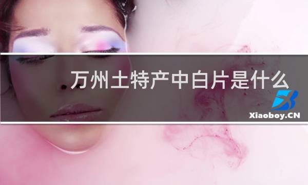 万州土特产中白片是什么