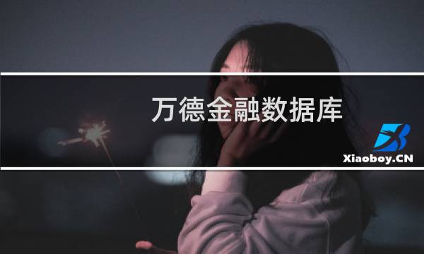 万德金融数据库