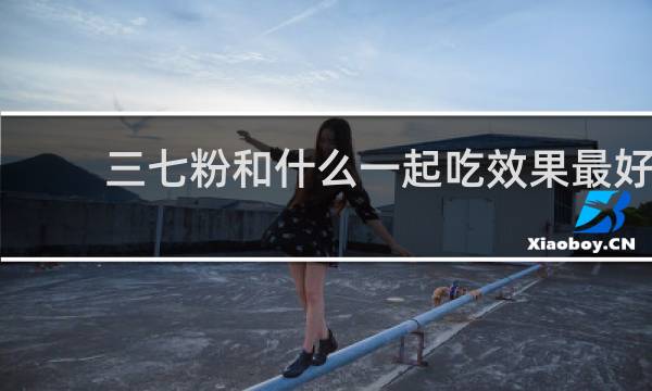 三七粉和什么一起吃效果最好