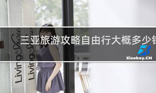 三亚旅游攻略自由行大概多少钱