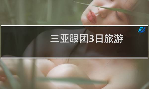 三亚跟团3日旅游