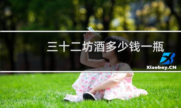 三十二坊酒多少钱一瓶