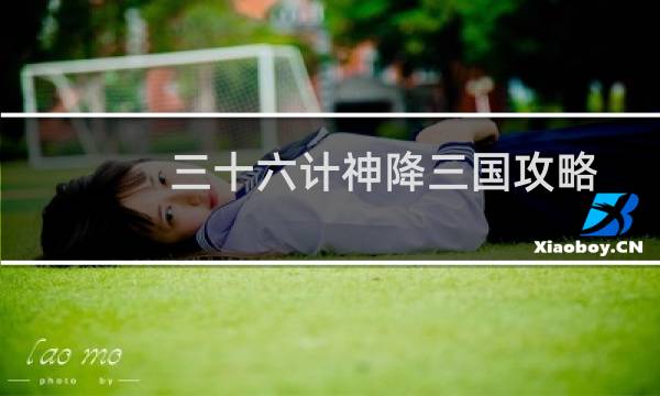 三十六计神降三国攻略