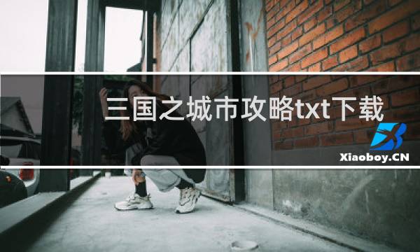 三国之城市攻略txt下载