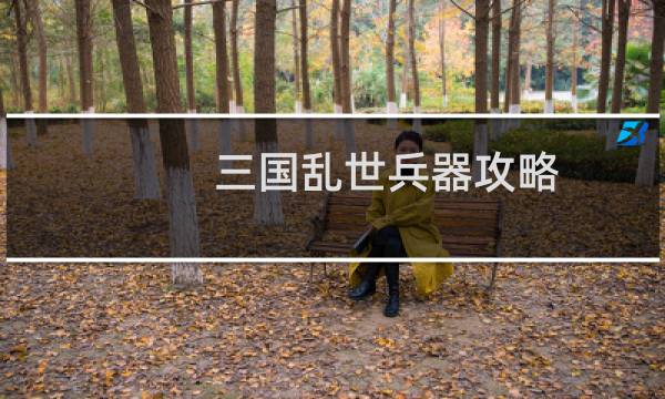 三国乱世兵器攻略