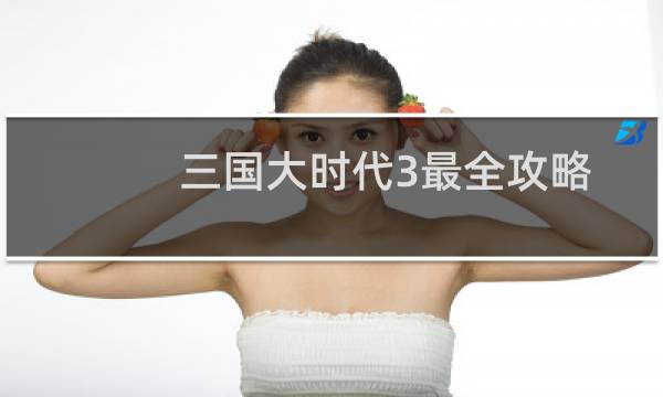 三国大时代3最全攻略
