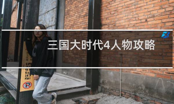 三国大时代4人物攻略