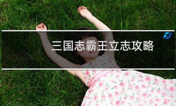 三国志霸王立志攻略