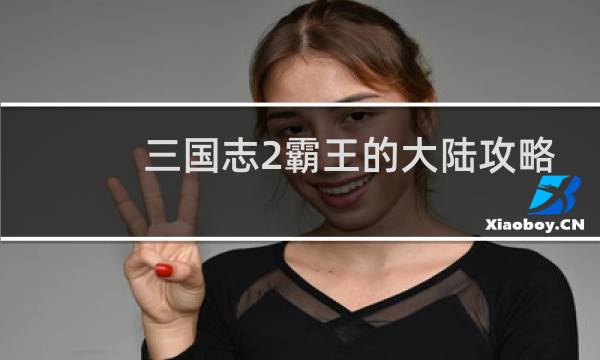 三国志2霸王的大陆攻略