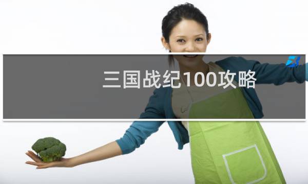 三国战纪100攻略