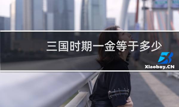 三国时期一金等于多少