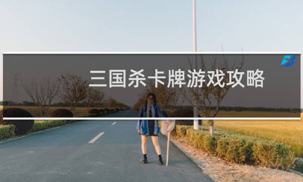 三国杀卡牌游戏攻略