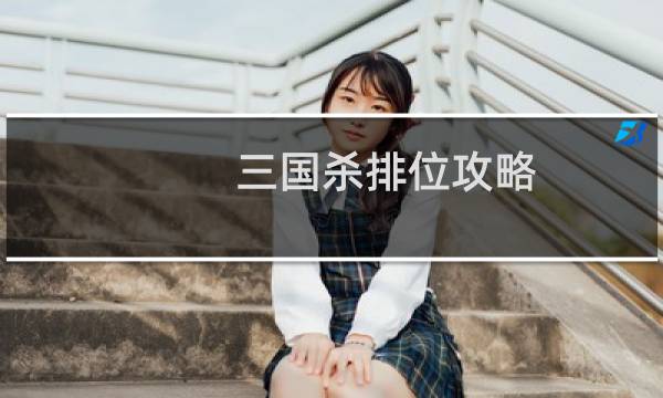 三国杀排位攻略