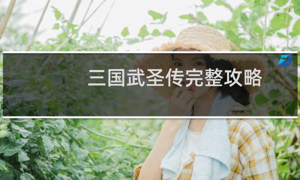 三国武圣传完整攻略