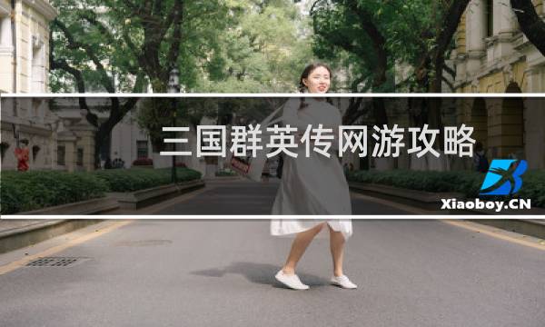三国群英传网游攻略