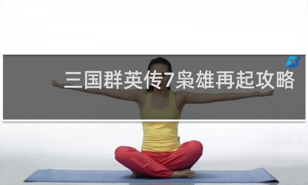 三国群英传7枭雄再起攻略