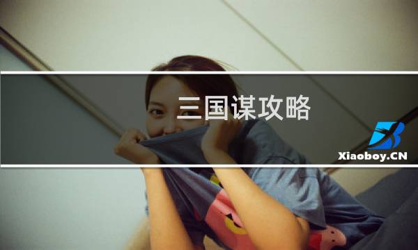 三国谋攻略