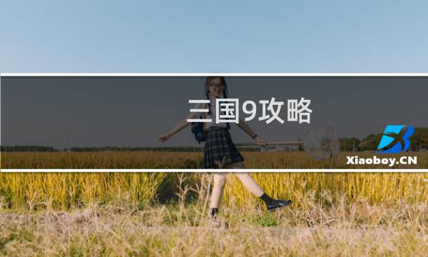 三国9攻略